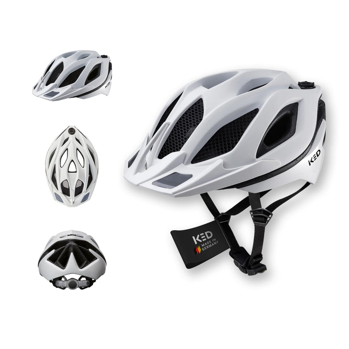 KED MTB Fahrradhelm SPIRI II Trend, weiss, L