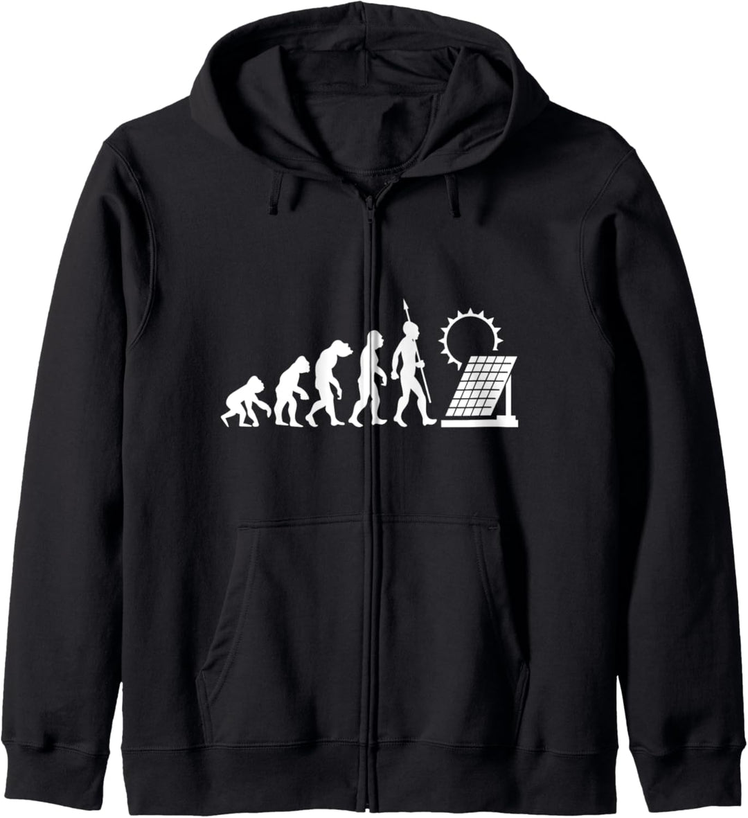 Solar Sonne Sonnenstrom Solarstrom Photovoltaik Evolution Kapuzenjacke