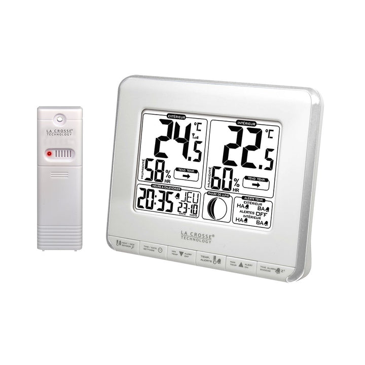 La Crosse Technology WS6812 Wetterstation, Farbe Silber