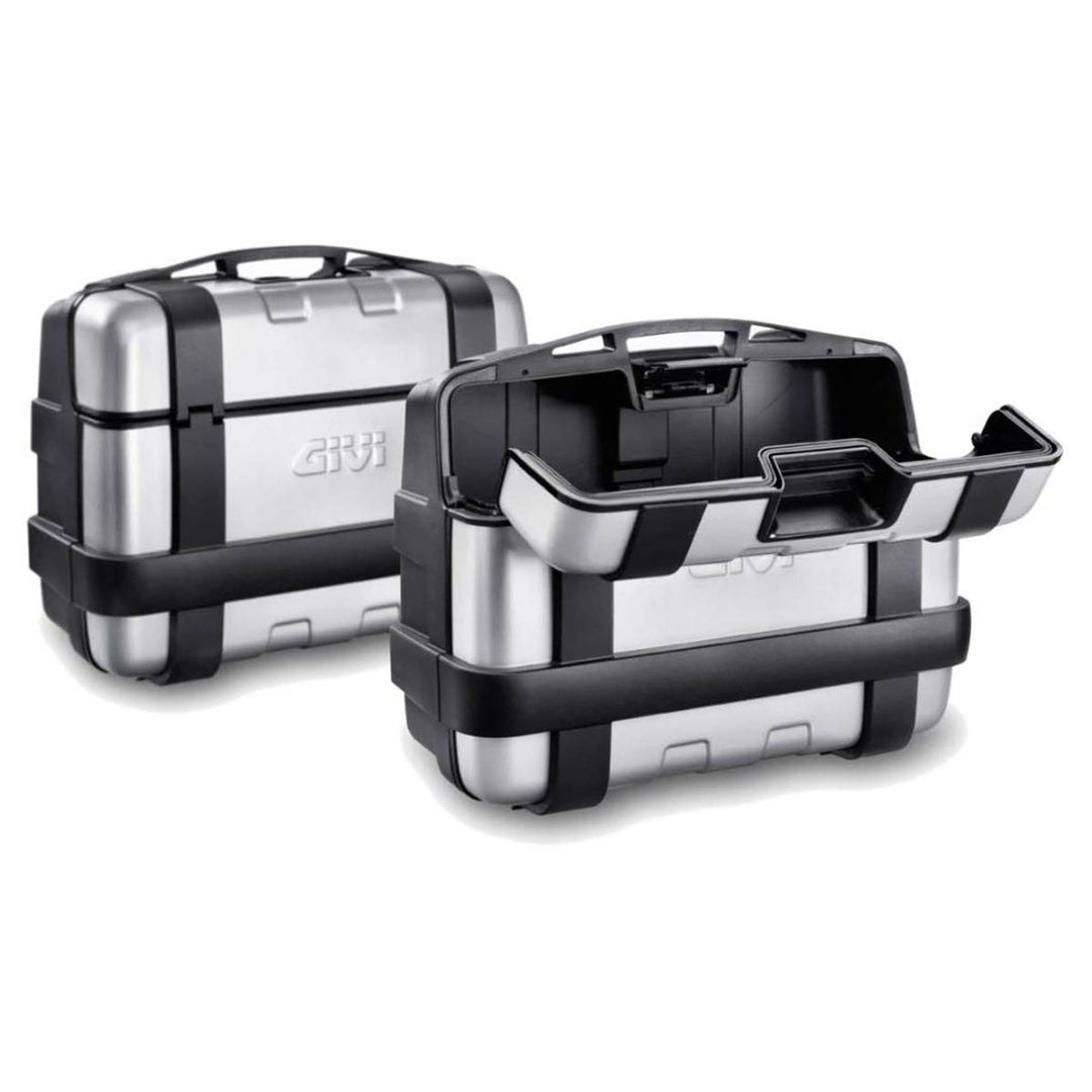 Givi TRK33PACK2 Trekker Koffer Satz Monokey mit Alu Cover