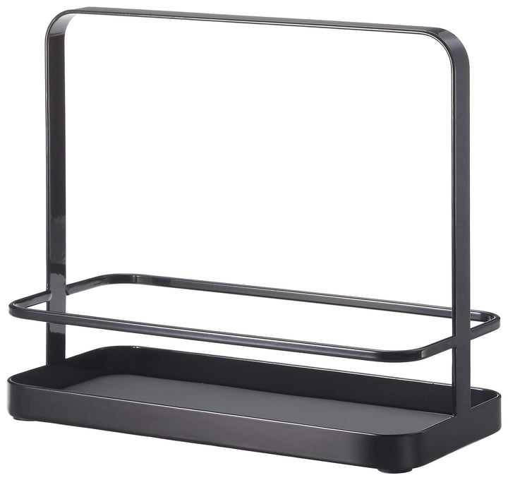 YAMAZAKI Tower Menage, Stahl, Schwarz, One, Schwarz, Single