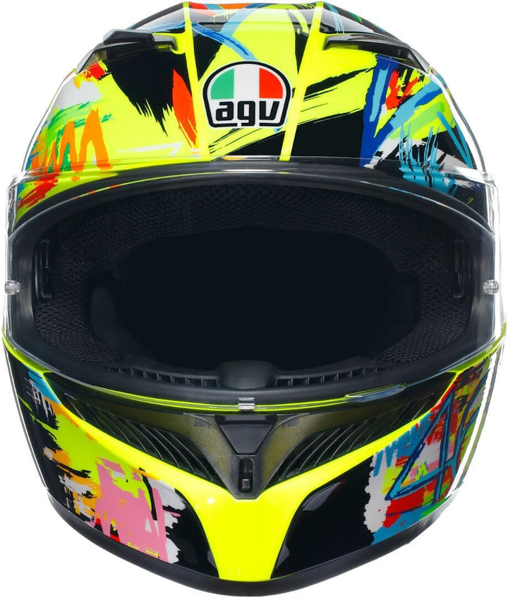 AGV K3 Rossi Winter Test 2019 Integralhelm (gelb/schwarz/blau) L (59), L (59)
