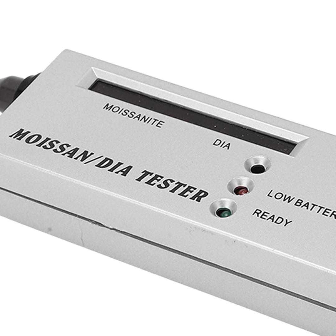 Professioneller Moissanit Tester Stift mit LCD und LED Anzeige, Hochpräziser Diamant Detektor, ABS M