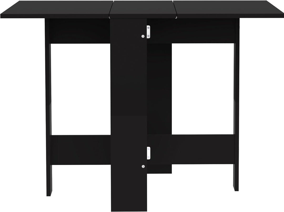 Symbiosis Klapptisch, Holzwerkstoff, Schwarz, 76 x 103 x 73.4 cm, Schwarz