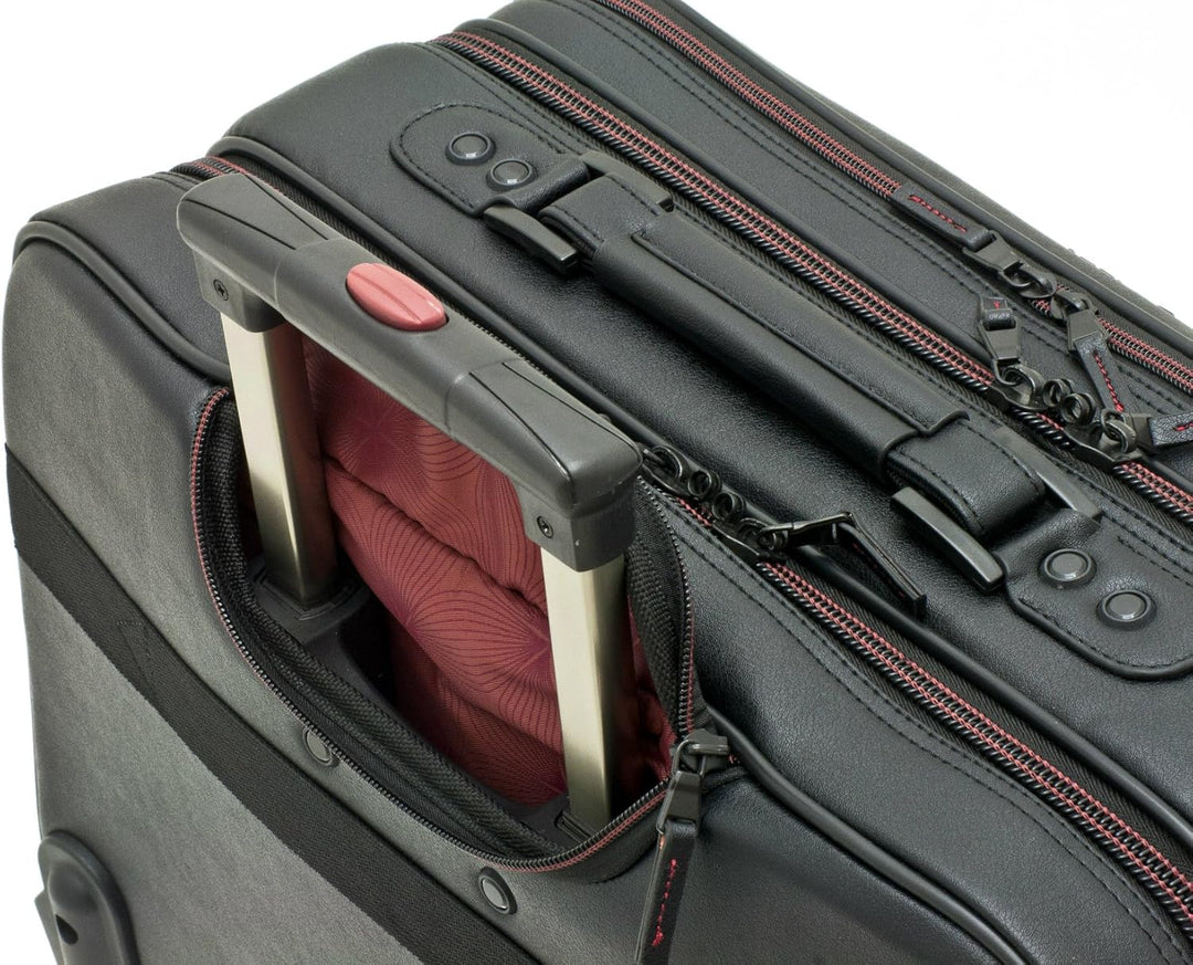 Aktenkoffer Pilotenkoffer Trolley Schwarz 46 cm Davidts