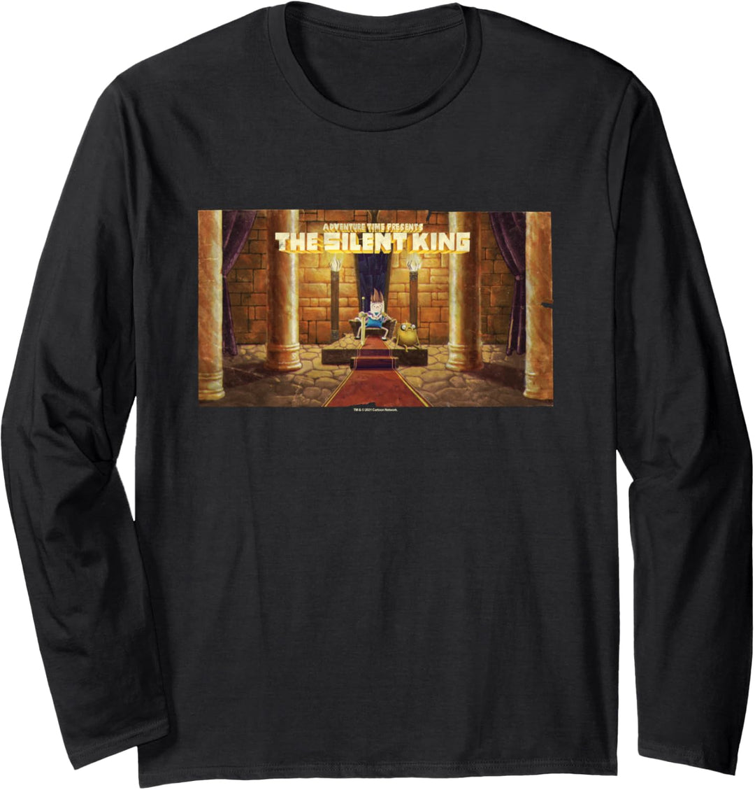 Adventure Time The Silent King Card Langarmshirt