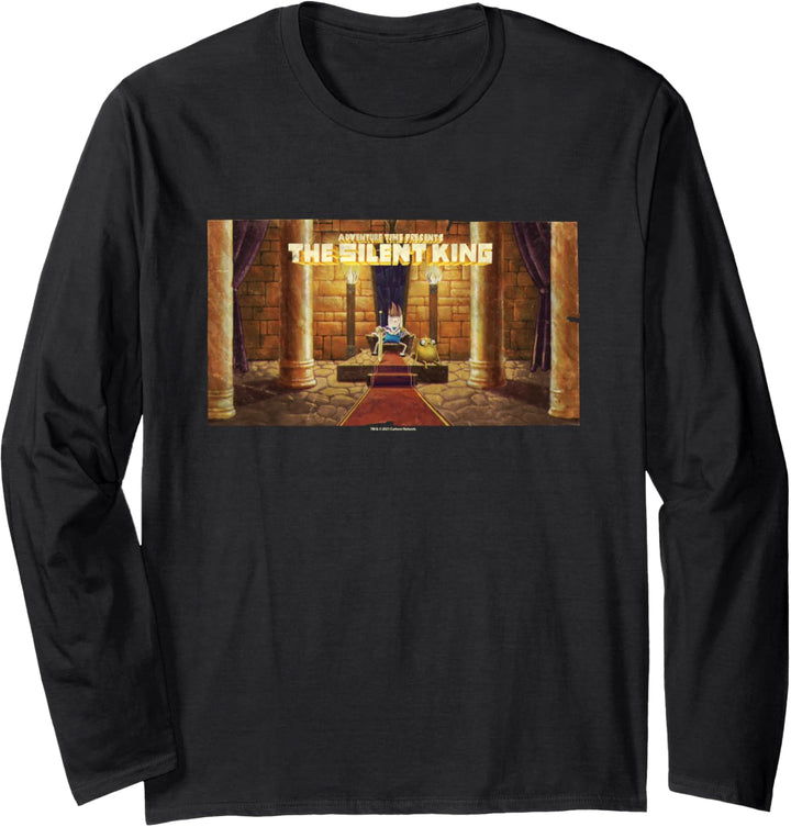 Adventure Time The Silent King Card Langarmshirt