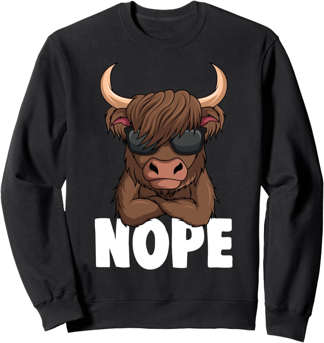 Schottisches Hochlandrind Kuh Sweatshirt