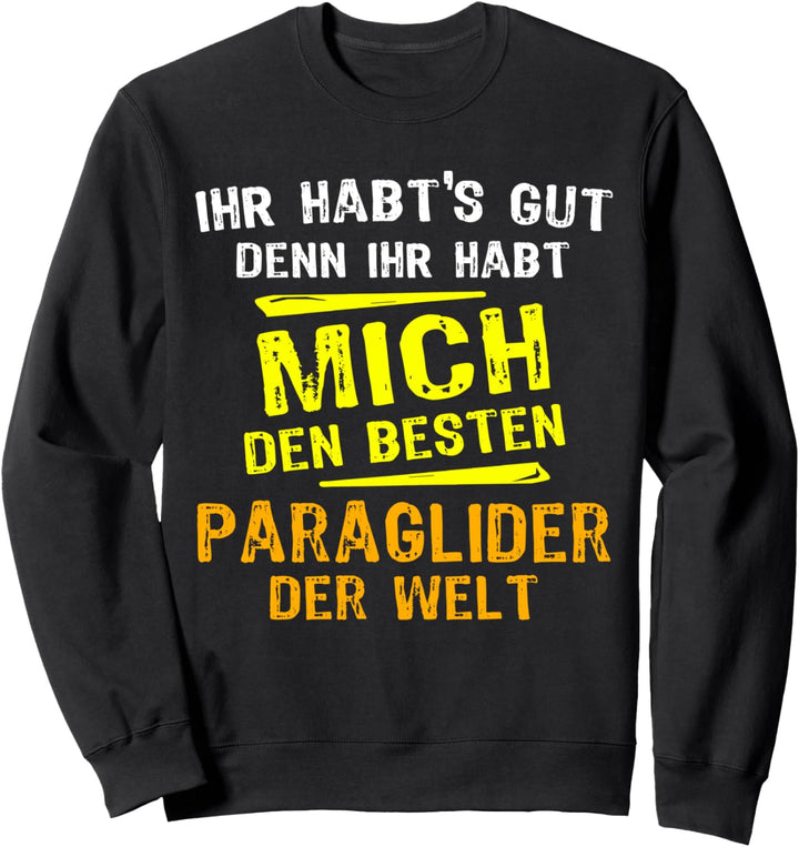 Paragliding Paraglider Sweatshirt