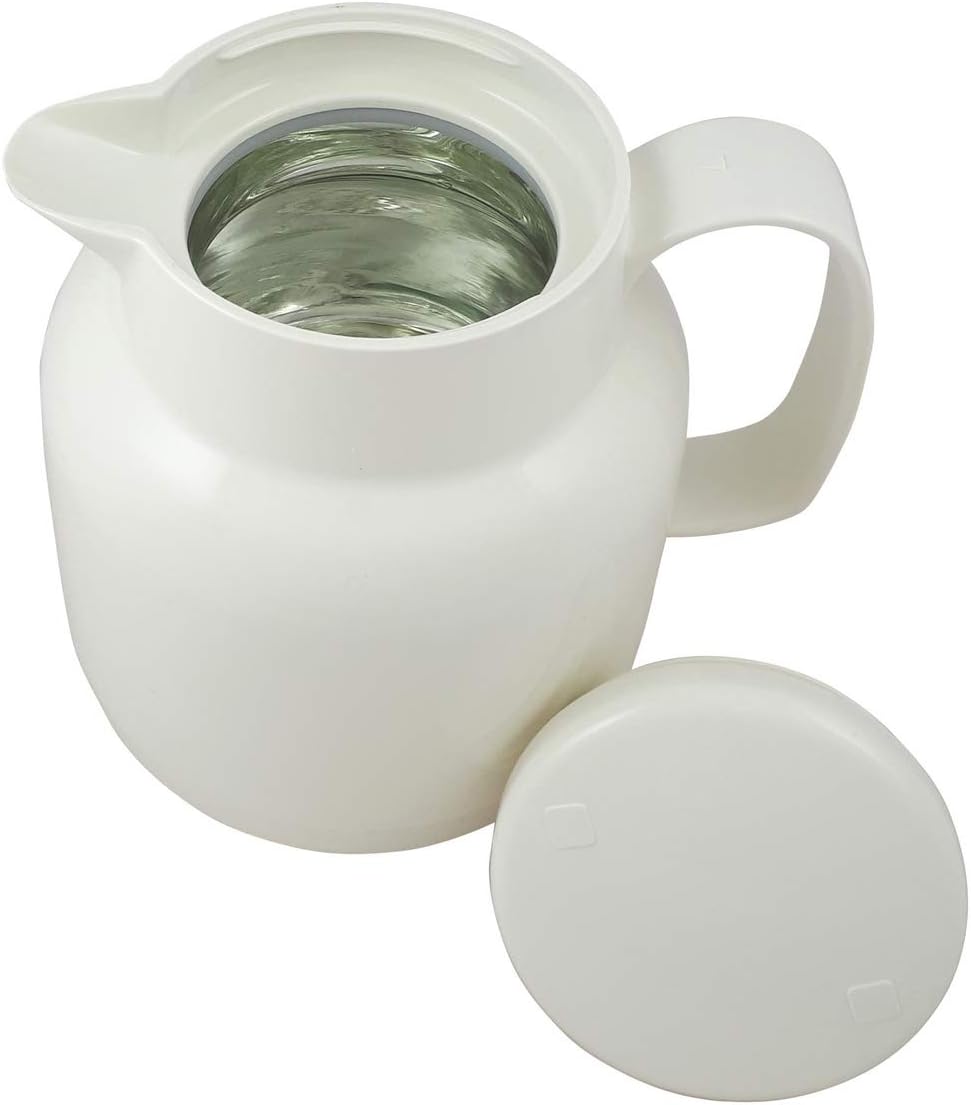Helios Mondo Kunststoff-Isolierkanne, weiss, 1 Liter 1,0 Liter Weiss, 1,0 Liter Weiss