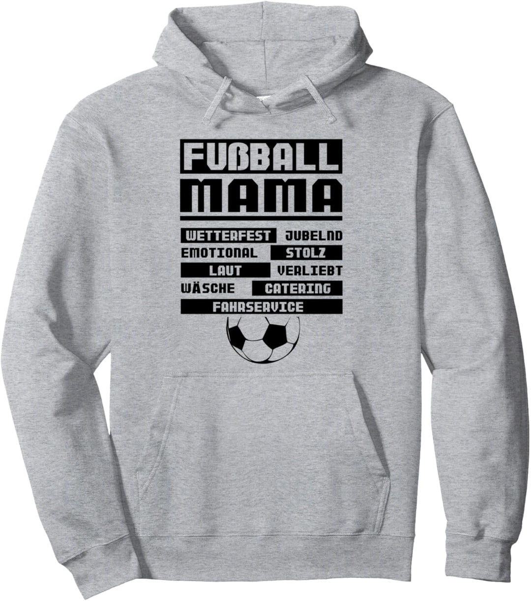 Fussball Mama Lustige Geschenkidee Mutter Fussball Hobby Pullover Hoodie