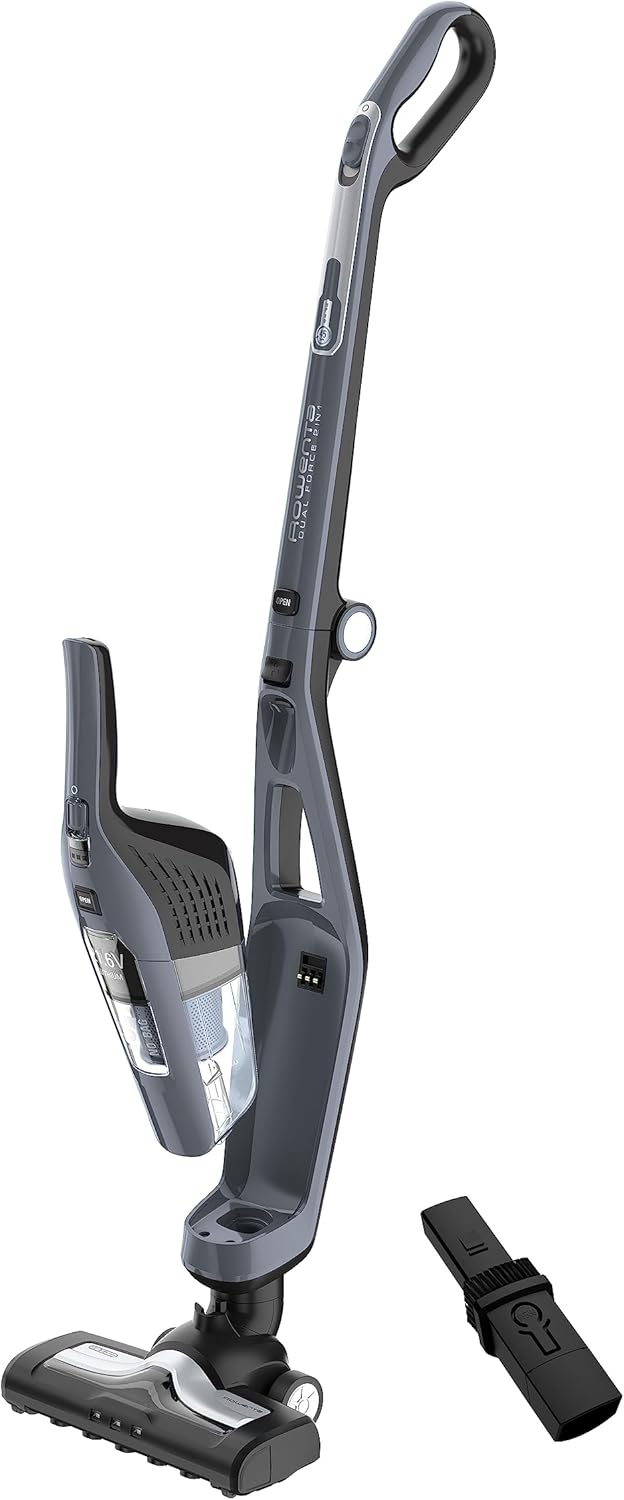 Rowenta RH6756 Dual Force 2-in-1-kabelloser Akku-Stabstaubsauger | mit integriertem Handstaubsauger