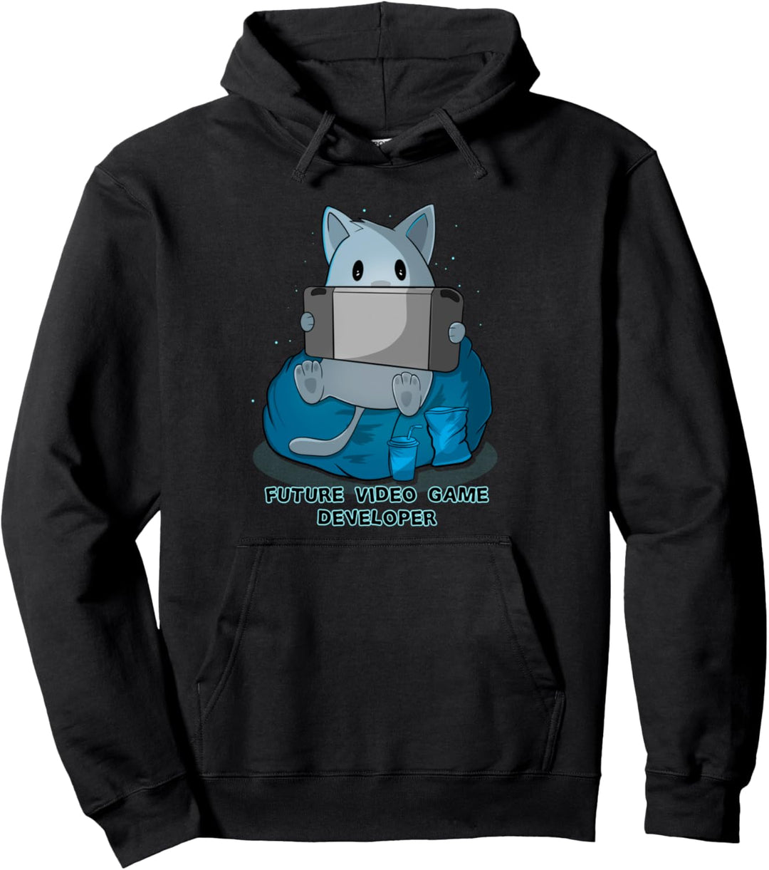 Katze, Spiele, Spieler, Videospiele Pullover Hoodie