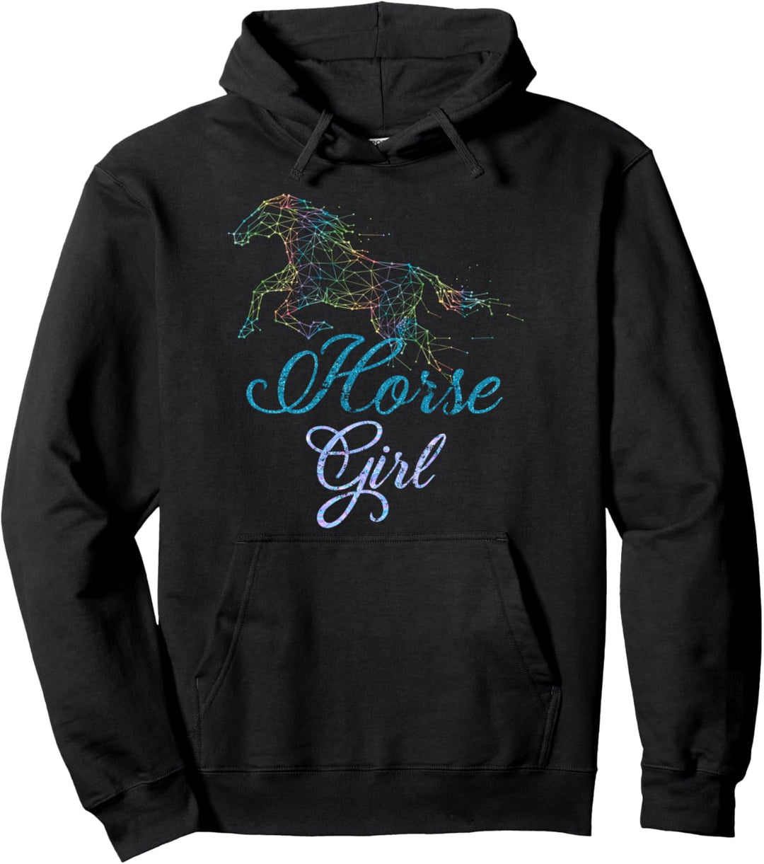 Reiterhof Pferdesport Pferd Reiter Geschenk Pferde Mädchen Pullover Hoodie