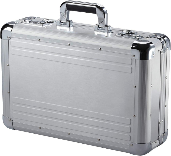 Alu Laptop Aktenkoffer Pilotenkoffer Aluminiumkoffer 45cm Silber