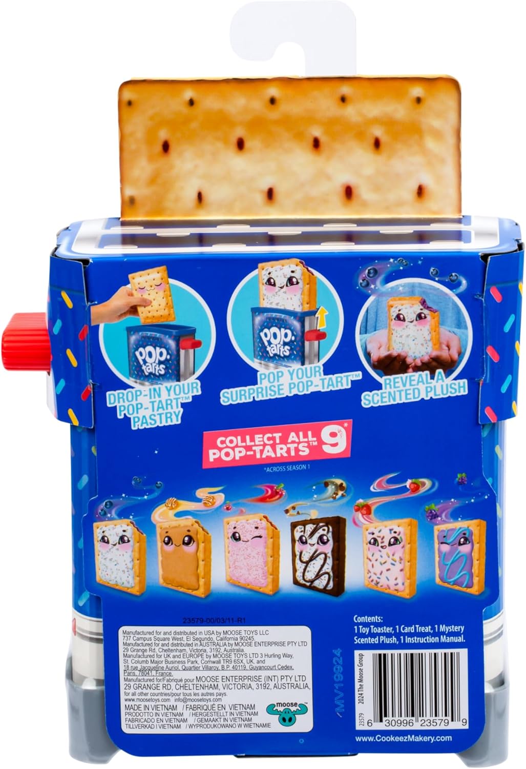 Cookeez Makery Pop-Tarts™ Toasty Treatz Toaster mit duftendem Plüsch, mach einen weichen und quetsch
