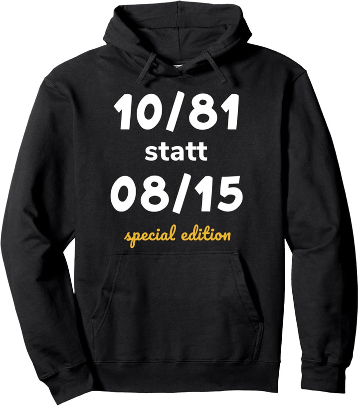 Geburtstag Oktober 1981 Jahrgang 40. Geburtstag Geschenk Pullover Hoodie