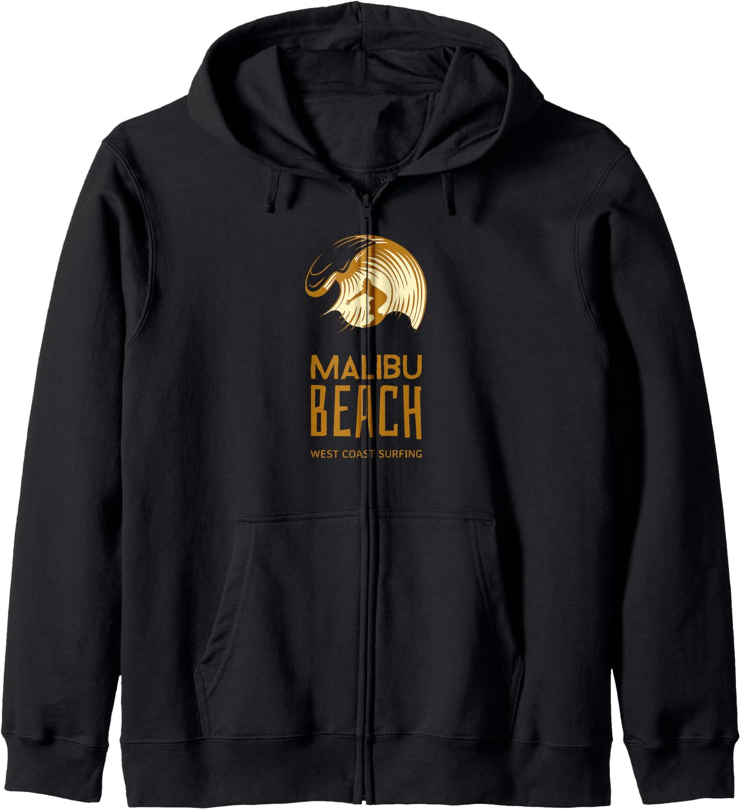Cooles Malibu Beach West Coast Surfing California Kapuzenjacke