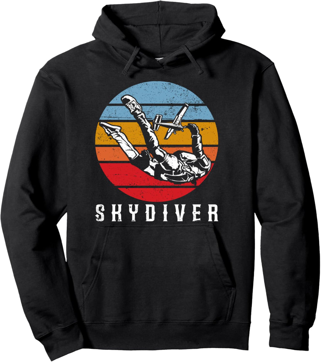 Fallschirmspringen Flugzeug Skydive Geschenk Extremsport Pullover Hoodie