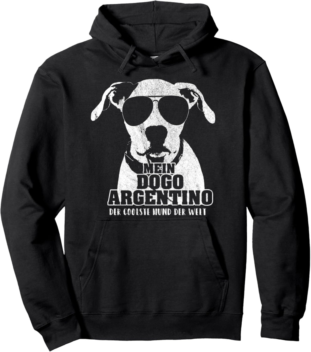 Mein Dogo Argentino der coolste Hund der Welt Pullover Hoodie