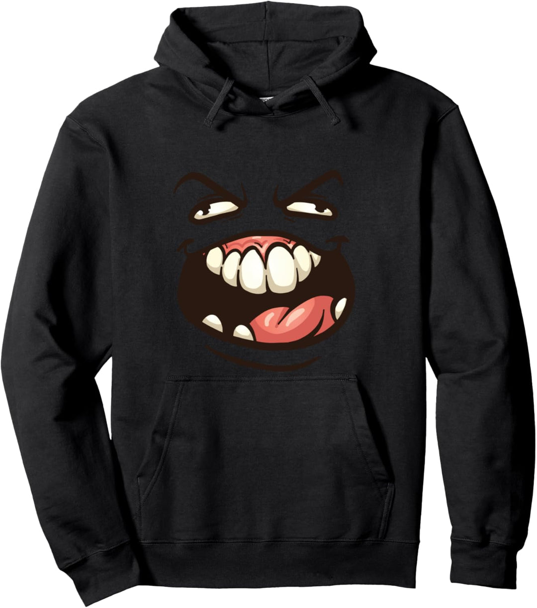Lustiges Gesicht Geister-Monster Kostüm Halloween Geschenk Pullover Hoodie