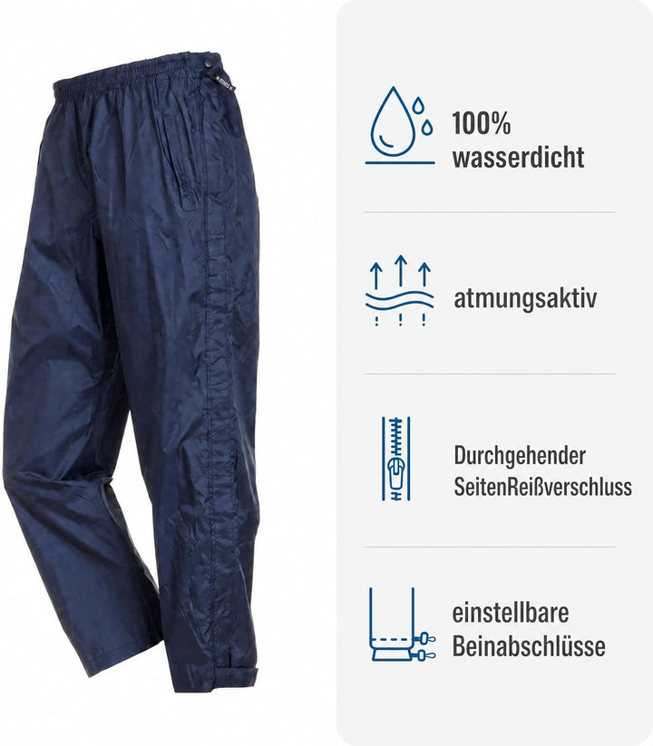 BMS Challenge of Rain Regenhose XL Marine, XL Marine