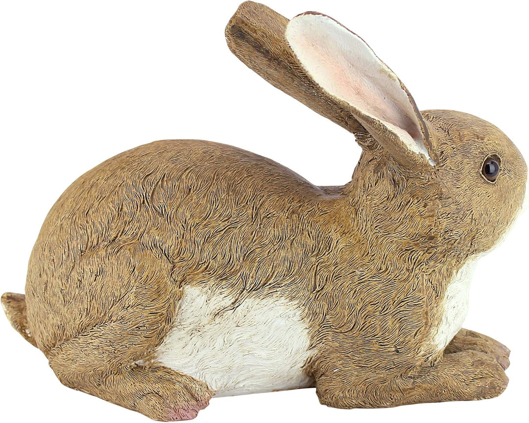 Design Toscano Bashful, der liegende Hase, Liegende Hasenfigur, Bashful