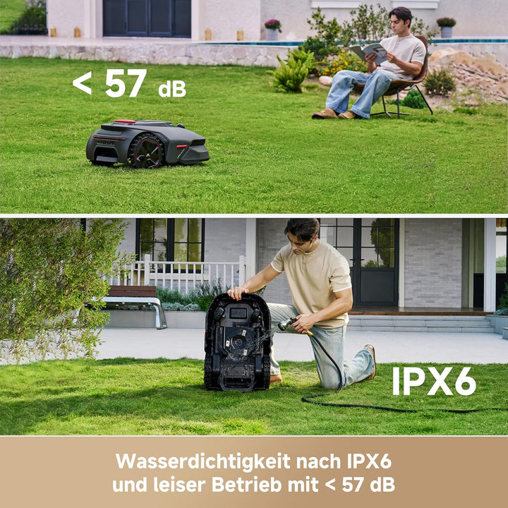 MOVA LiDAX Ultra 1600 Mähroboter ohne Begrenzungskabel mit 4G, Empf. 1600 m², ohne RTK & automatisch