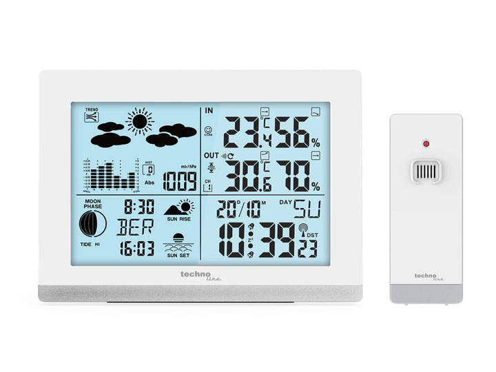 Technoline WS6762weiss Funkwetterstation WS6762 mit Aussensender,
