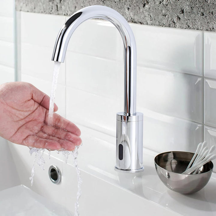 iVIGA Wasserhahn Sensor, Badarmatur Infrarot Sensor für Badezimmer Wasserhahn Bad Automatisch mit St