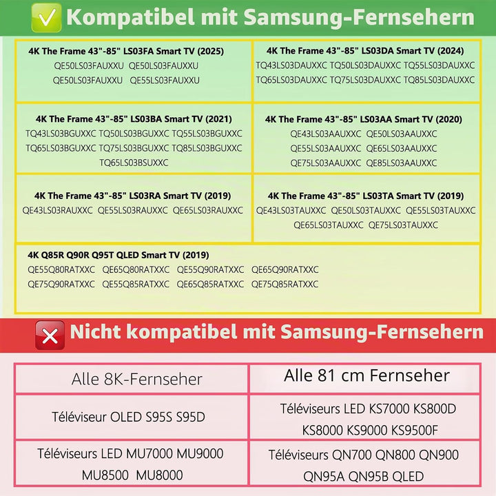 One Connect BN39-02470A 5 m (16 pi) Kabel nur kompatibel mit Samsung Frame One Connect (andere Model