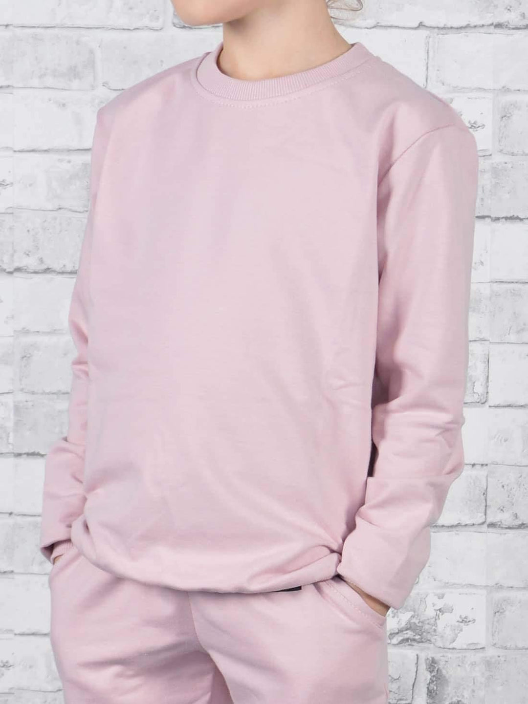 Mädchen Pullover Kinder Pulli Langarm Sweatshirt 30321, Lachs