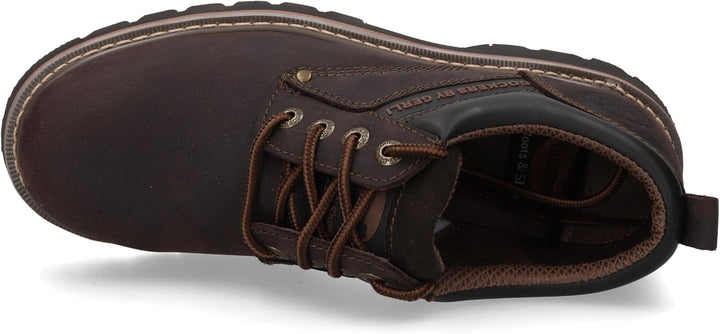 Dockers by Gerli Herren Low-Top Sneaker, Männer Schnürschuhe,wasserabweisend 41 EU Cafe 320, 41 EU C