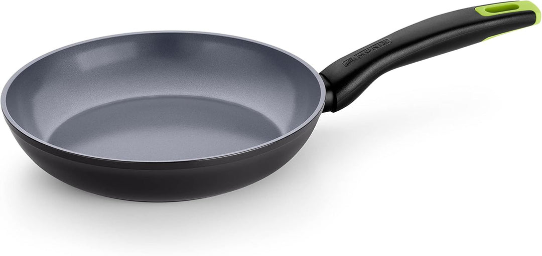 Monix Eco Nature | Bratpfannenset 18-22-26 cm, recyceltes geschmiedetes Aluminium, verstärkte Antiha