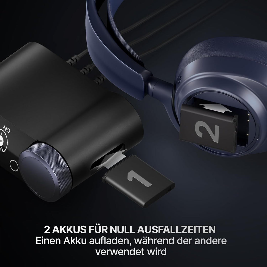 SteelSeries Arctis Nova Pro Omni – Hi‑Res-Wireless Gaming-Headset, 96 kHz/24 Bit, ANC, ClearCast Pro