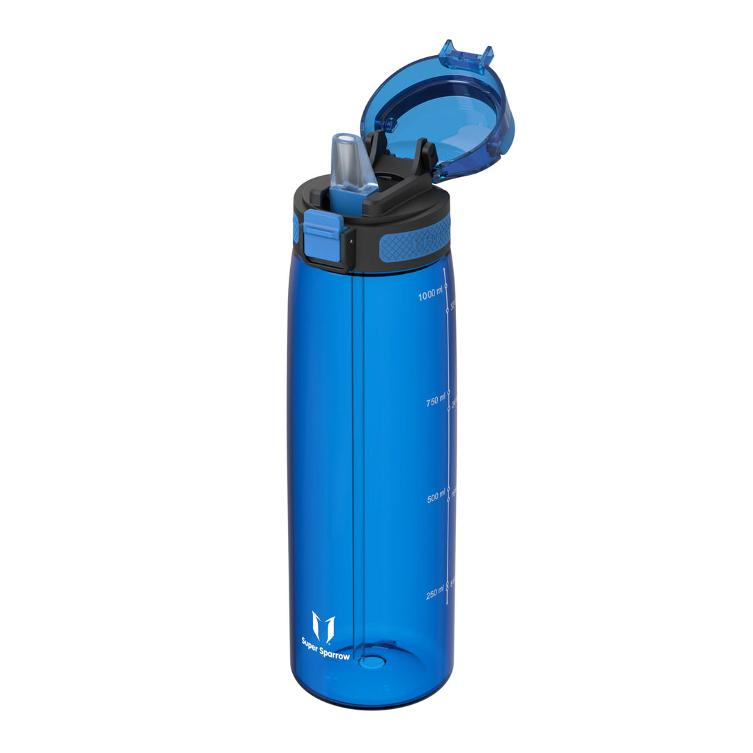 Super Sparrow Trinkflasche - TouchSip Wasserflasche - 500ml, 750ml, 1000ml - BPA-frei - Ideale Sport