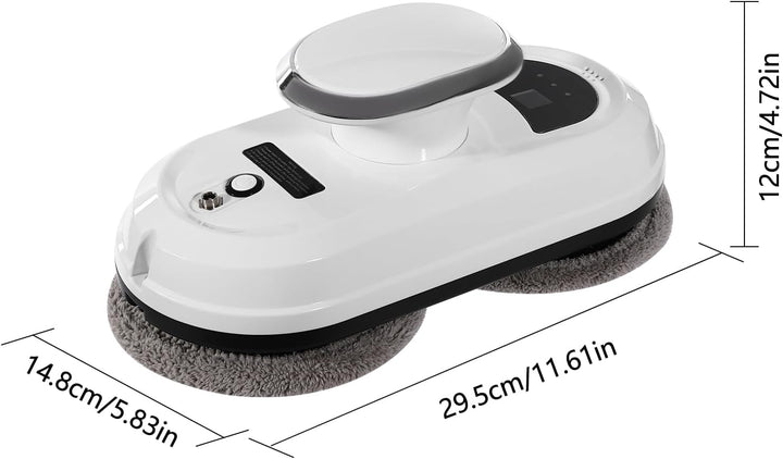 Fensterputzroboter Automatischer Fensterroboter 5600Pa Fensterreiniger Roboter mit Kantenerkennungsf