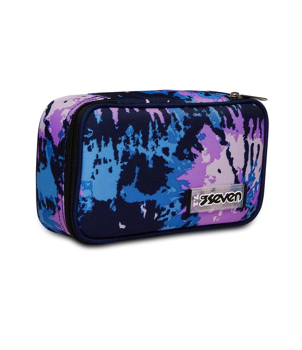 Seven Quick Case, Federmäppchen, Mäppchen, Mehrfarbig, Federtasche für Schreibwaren, Etui mit Stifte