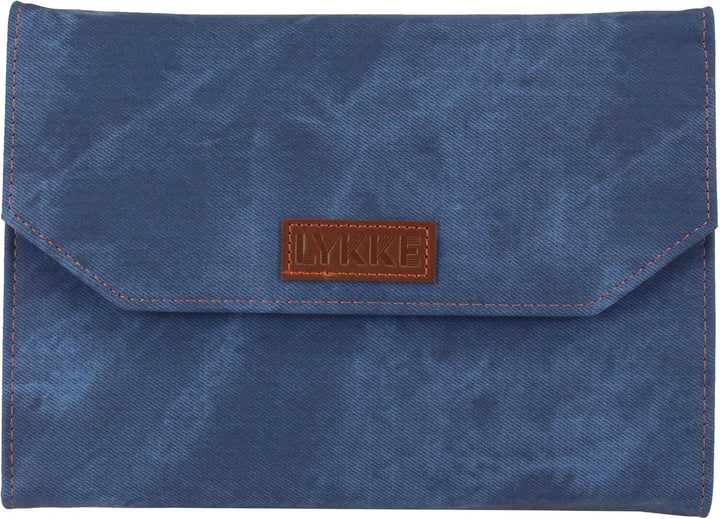 Lykke Geschenk Set - 5" Rundstricknadel zum Wechseln in 12 Grössen von 3,5mm bis 12mm (Indigo), Indi