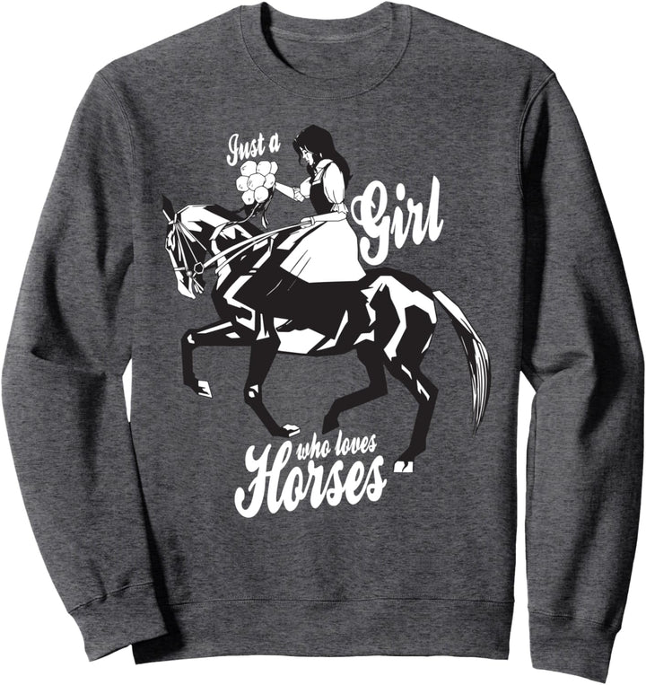 Pferdespruch für Mädchen Frauen - Pferde Reiten Sweatshirt