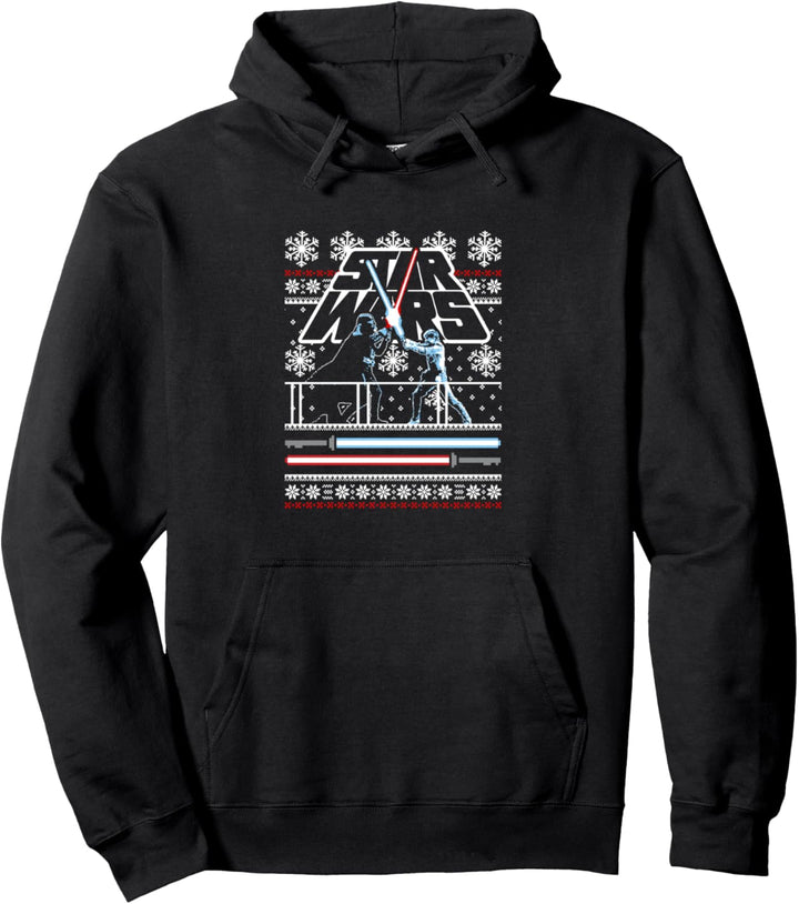 Star Wars Christmas Battle Ugly Sweater Pullover Hoodie