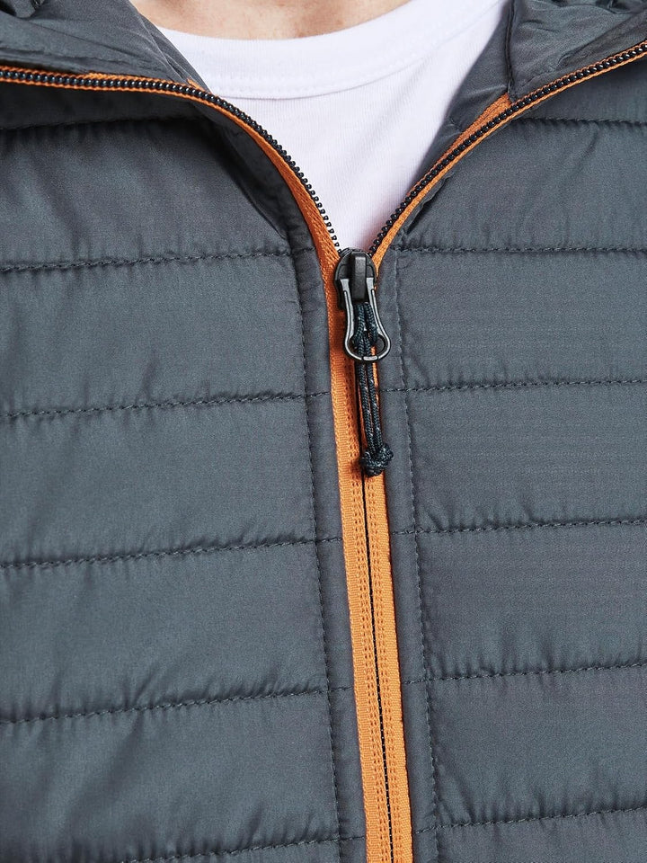 JACK & JONES Softshell Stepp Jacke Kapuze Funktions Outdoor Blouson Übergangs Jacket Regular Fit JJE