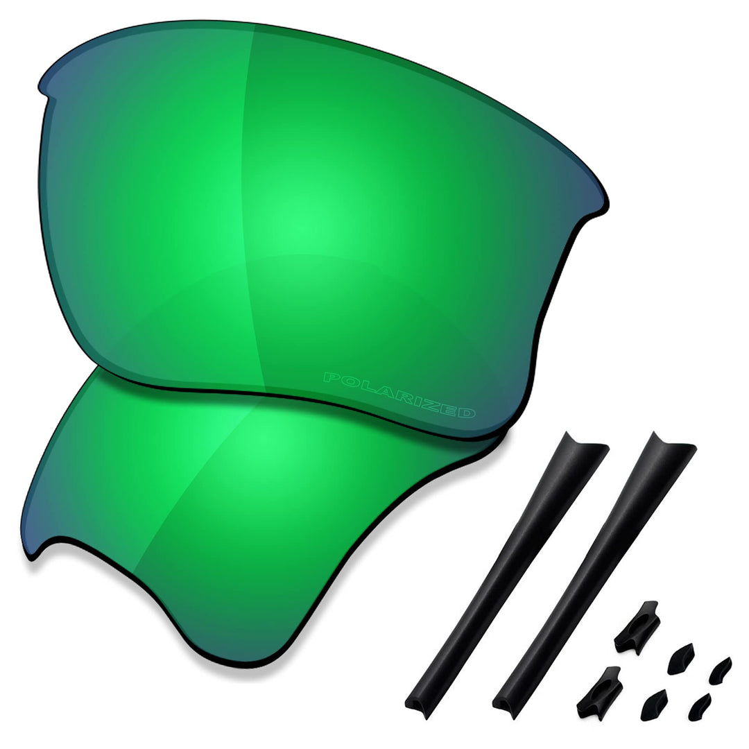 Saucer Premium-Ersatzgläser und Gummi-Kits für Oakley Flak Jacket XLJ OO9009 Sonnenbrillen High Defi