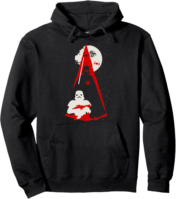 Star Wars Darth Vader Abduction Light Poster Pullover Hoodie