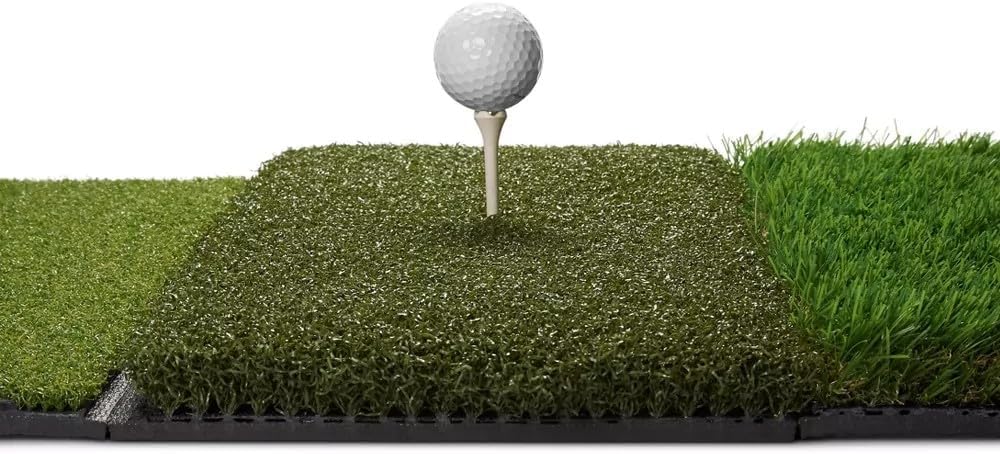 SKLZ Golf Übungsmatte, Spiel verbessern mit 3-Oberflächen-Design, robuste 63,5cm x 40,6cm Matte für