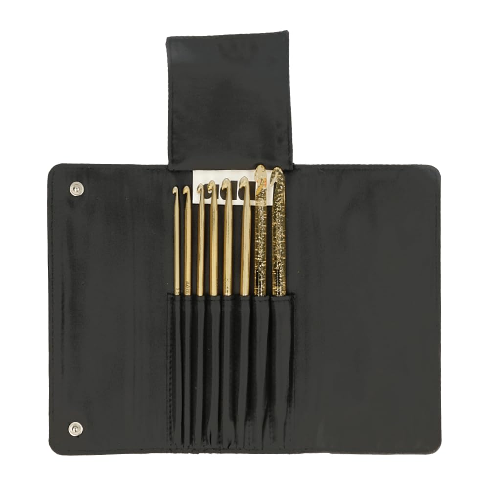 Addi Crochet Hook Set, Metall, Gold, 1-Pack