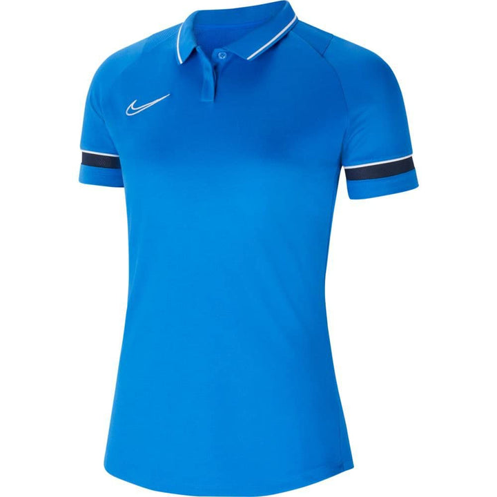 Nike Damen Academy 21 Polo Women Polohemd XL Royal Blue/White/Obsidian/White, XL Royal Blue/White/Ob