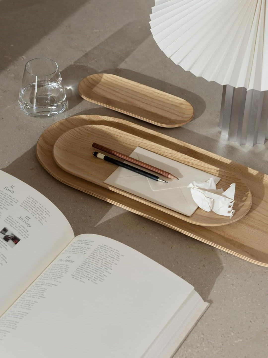blomus Tablett -BAKI- | Serviertablett aus FSC Holz | Farbe Oak | Grösse L 55x20 cm | Dekotablett fü