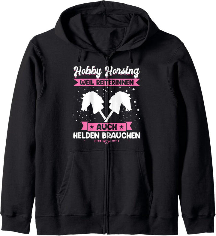 Hobby Horse Mädchen Steckenpferd Kapuzenjacke