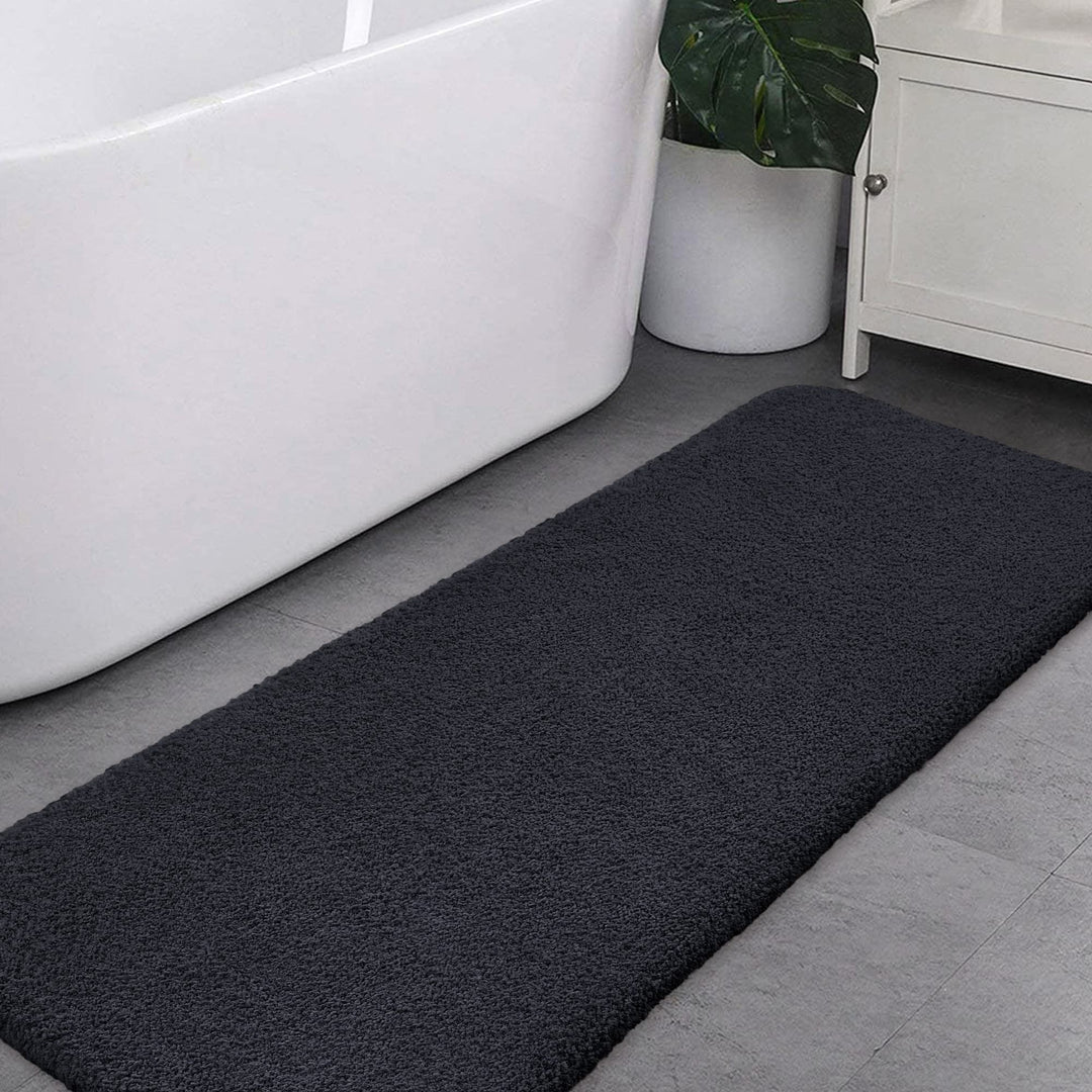 Badematte Rutschfest Badteppich Extra Lange Verdickt Badezimmerteppich Weich Badeteppich Flauschige